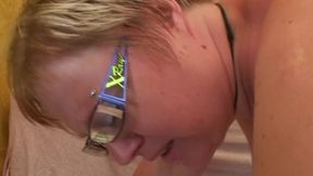 Huge Curves Scene-4 blonde with Huge Tits and Ass Fucking with Glasses on