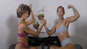 Nahla & Meiko: Armwrestling wmv