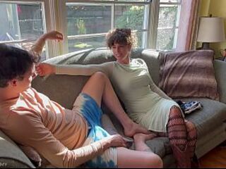 Step Mommy Despairing Bangs 1st Shlong That babe Sees