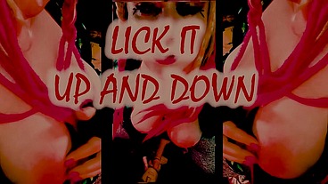 The shemale has a big tasty cock and you are going to suck it includes mesmerize CEI Ending