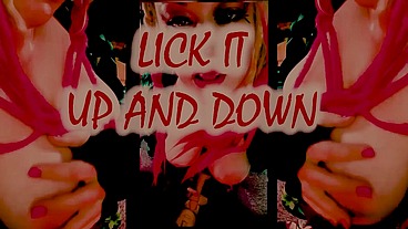 The shemale has a big tasty cock and you are going to suck it includes mesmerize CEI Ending