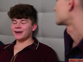 Trevor Harris has a thing for his Roommate Silas Brooks and caught a glimpse of his cock