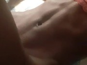 Imagine rubbing against these sexy firm abs