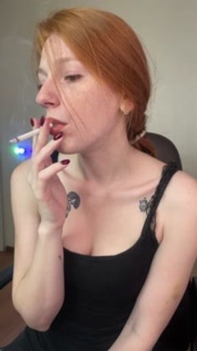 smoking girl