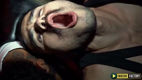 MachoFactory: Babylon Prince Dominates Kryz XXX In A Dark Fetish Cell Encounter