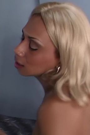 Trans Bitch Gets Her Asshole Gaped Wide Open