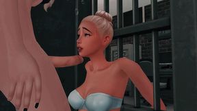 perverted futanari cop arranged hard anal sex and facefuck for a sexy prisoner (sims + anime hentai + sfm)