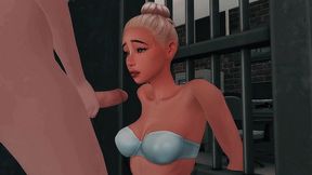 perverted futanari cop arranged hard anal sex and facefuck for a sexy prisoner (sims + anime hentai + sfm)