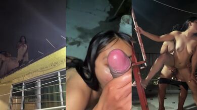 I find my neighbor in the yard and he ends up making me a creampie, I told him not to come