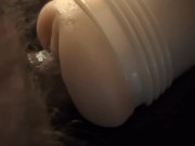 First time with Fleshlight (Riley Reid) creampie