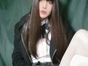 ドライでイク男の娘 Japanese Crossdresser Dry Orgasm