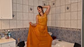 Wet Yellow Dress