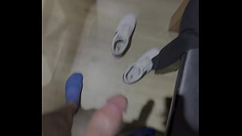 MY DICK GETS ACCIDENTALLY HARD SO OFTEN. THIS TIME IN THE CHANGING ROOM!