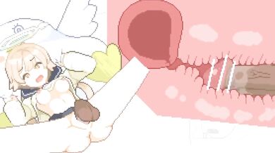 Fuck the HOT Angel Girl until she gets PREGNANT! | Hentai Rhythm Pixel Game