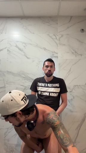 Sexy Latin Twink Gets Fucked in Wc