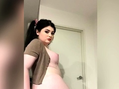 Amateur Solo Shemale Masturbation