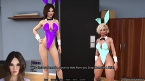 stepsis gets fingered by my sexbot - sexbot animated porn gameplay