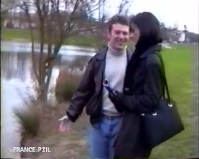 He Docks a Walker at the Edge of a Pond and Ends up Fucking Her!