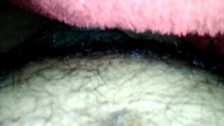 Close up view of Indian hard dick