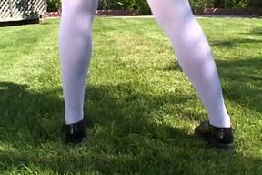 Pussy licking pussy fucking in college uniform