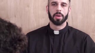 The Devils Prey Bearded Bishop Bends Youngest Altar Boy Over Confessional