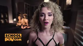 POV - Three hot babes fuck in a dorm room