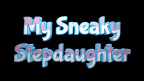 My sexy stepdaughter gets caught sucking my uncut cock while I spank her.