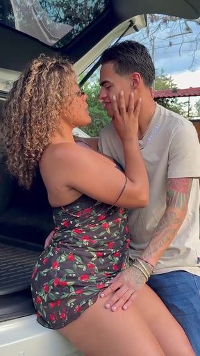 Emotional moment from &quot;Stranger Ebony MILF With Huge Boobs Seduces Me And Rides My Dick Raw - Danyel Mast &amp; Carla Morelli&quot;