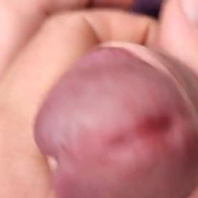 Close-up cumshot