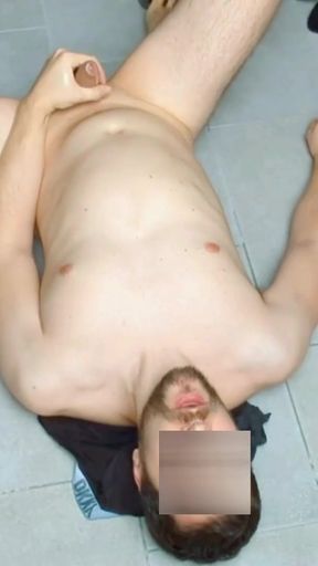 Unforgettable moment from &quot;KINKY Guy PISSING all over HIMSELF while JERKING off and TALKING Dirty&quot;