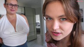 behind the scenes! real hardcore porn actresses are always horny and ready to fuck!