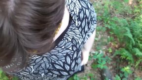 First Outdoor Of Russian Bbw, Blowjob In The Forest And In Car