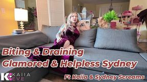 vampire biting & draining glamored & helpless sydney