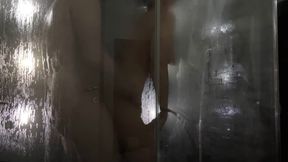 Dick Slipped Into Soapy Vagina of Petite Brunette