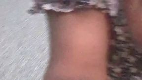 Flashing bare breasts at the park