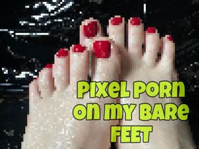 Pixel porn on my feet ASMR