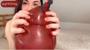 Old Helium Balloon Tease and Play