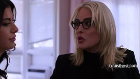 British Trans Stepmom Fucks Stepdaughter | Transthirst