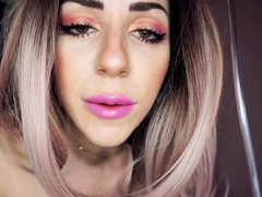 hot blonde MILF playing with her toys on cam