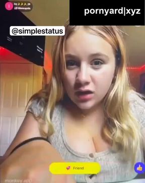 Homemade amateur webcam reaction