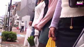 Caught in the Crowd, Alluring Wives Turn the Tables and Play with His Rising Tension on a Packed Bus - Scene 3
