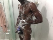 Black twink in the shower. Full on onlyfans anomtoprio