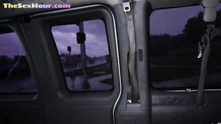 Outdoor oriental pickedup for fellatio and sex on bus