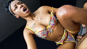 Afro Latin Teen Turns Wild Riding Big