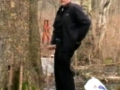daddy alone outside