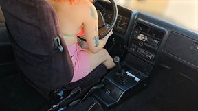 The beach day with my friends is already over - Back view