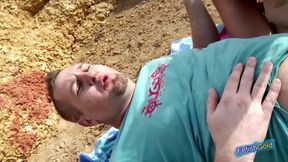 Blonde MILF gets her pussy drilled until she squirts after photoshoot