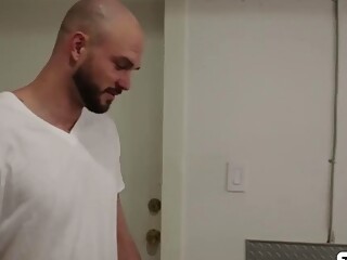 Poor Tbabe gets her tight ass barebacked by horny gym buddy