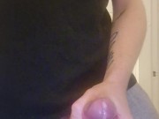 Tried using the vibrating cockring on myself, it felt so good