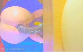 Trying 2 Dildos at Once 2